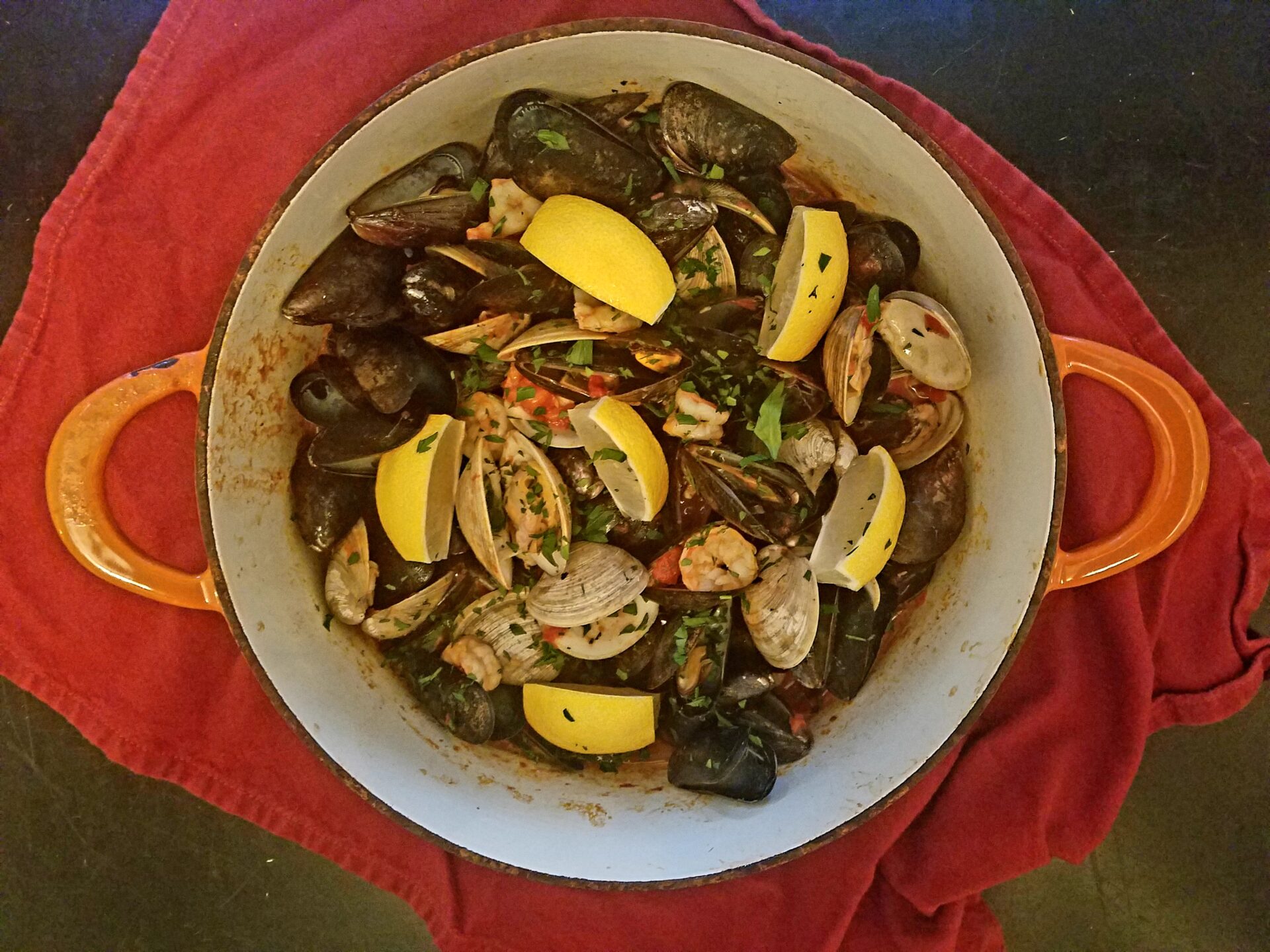 Cioppino with Garlic Toast (Inspired by THE IMMORTALISTS)