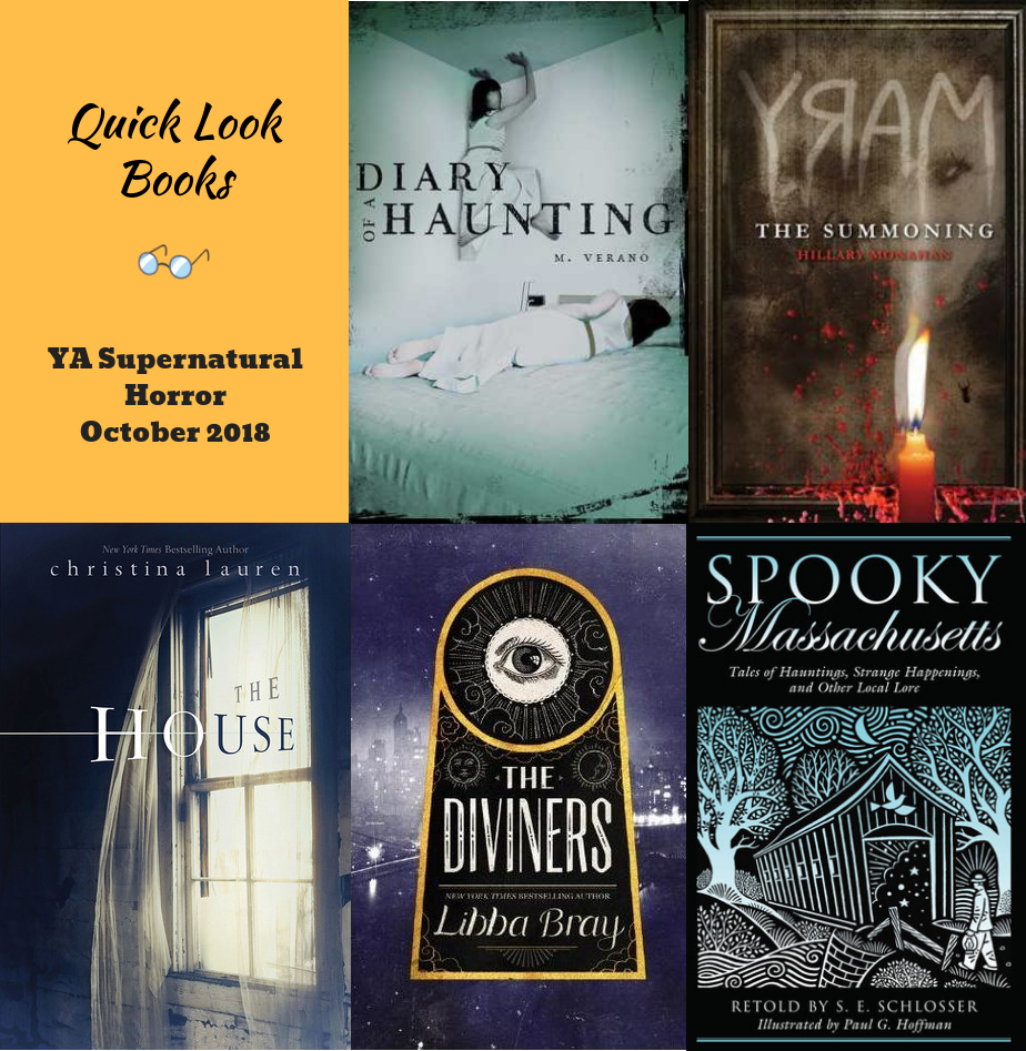 Quick Look Books: YA Supernatural Horror (October 2018)