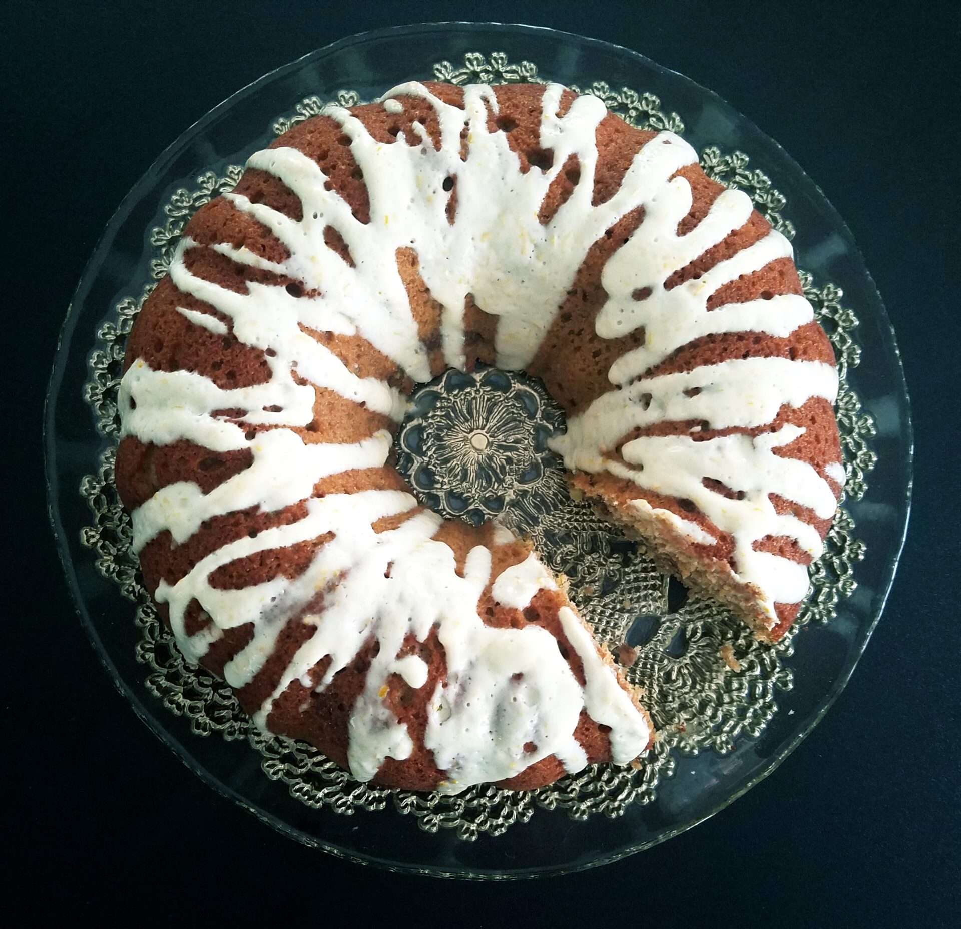 Orange Walnut Bundt Cake