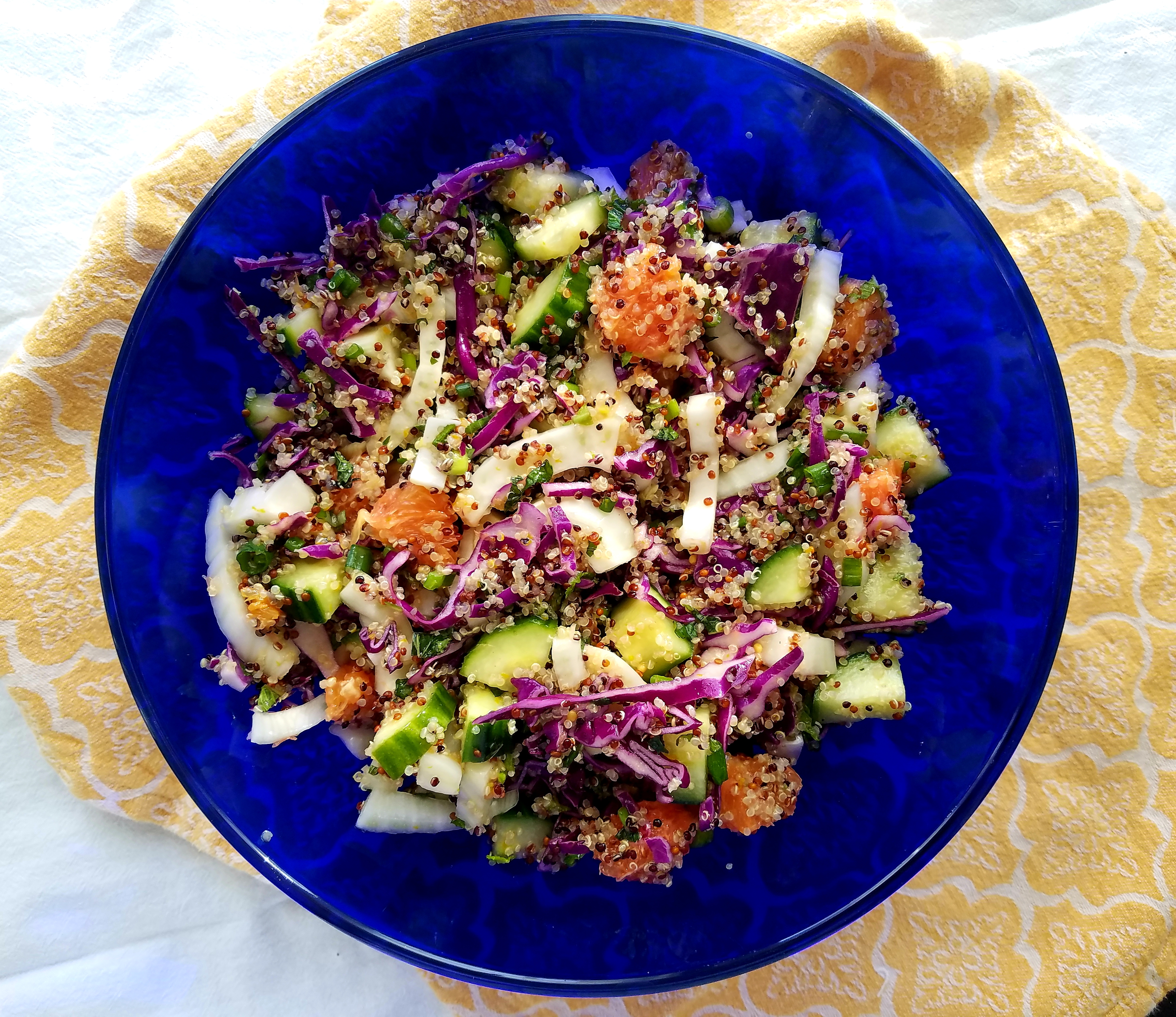Citrus Quinoa Salad (Recipe Inspired by NINE PERFECT STRANGERS)