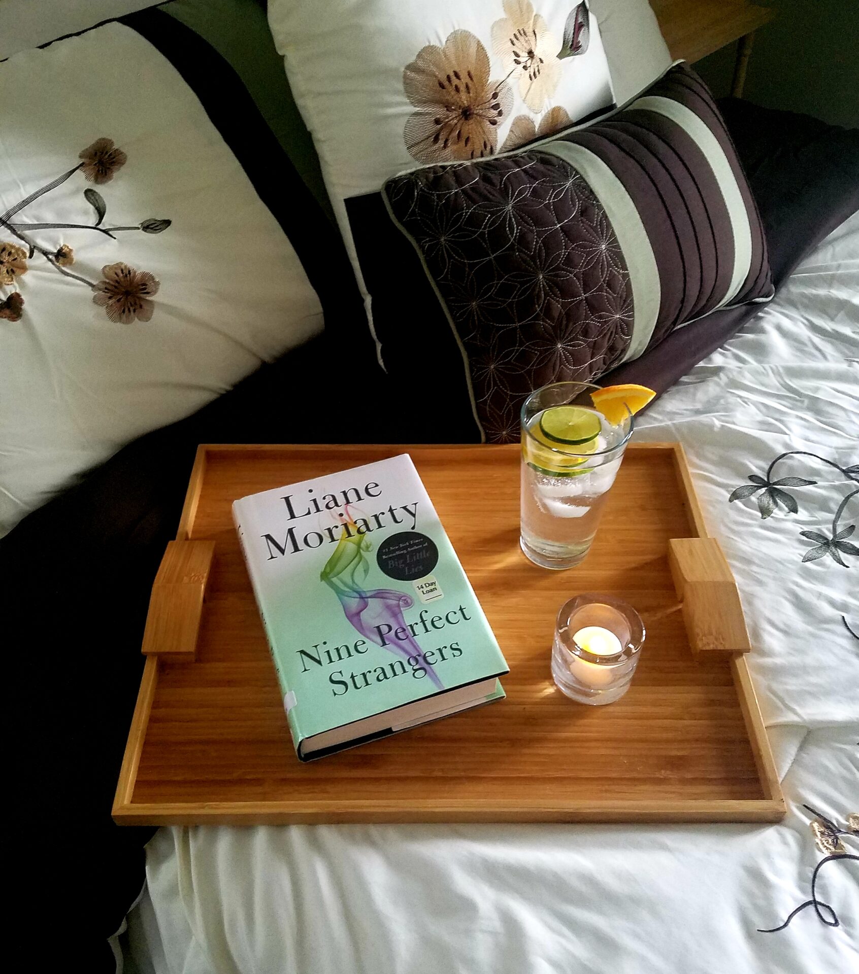 Flatlay of Nine Perfect Strangers