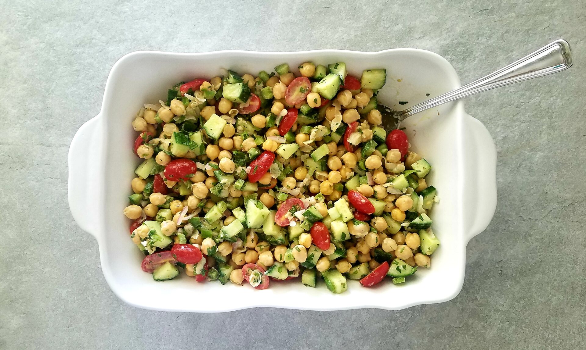 Chickpea Shepherd's Salad