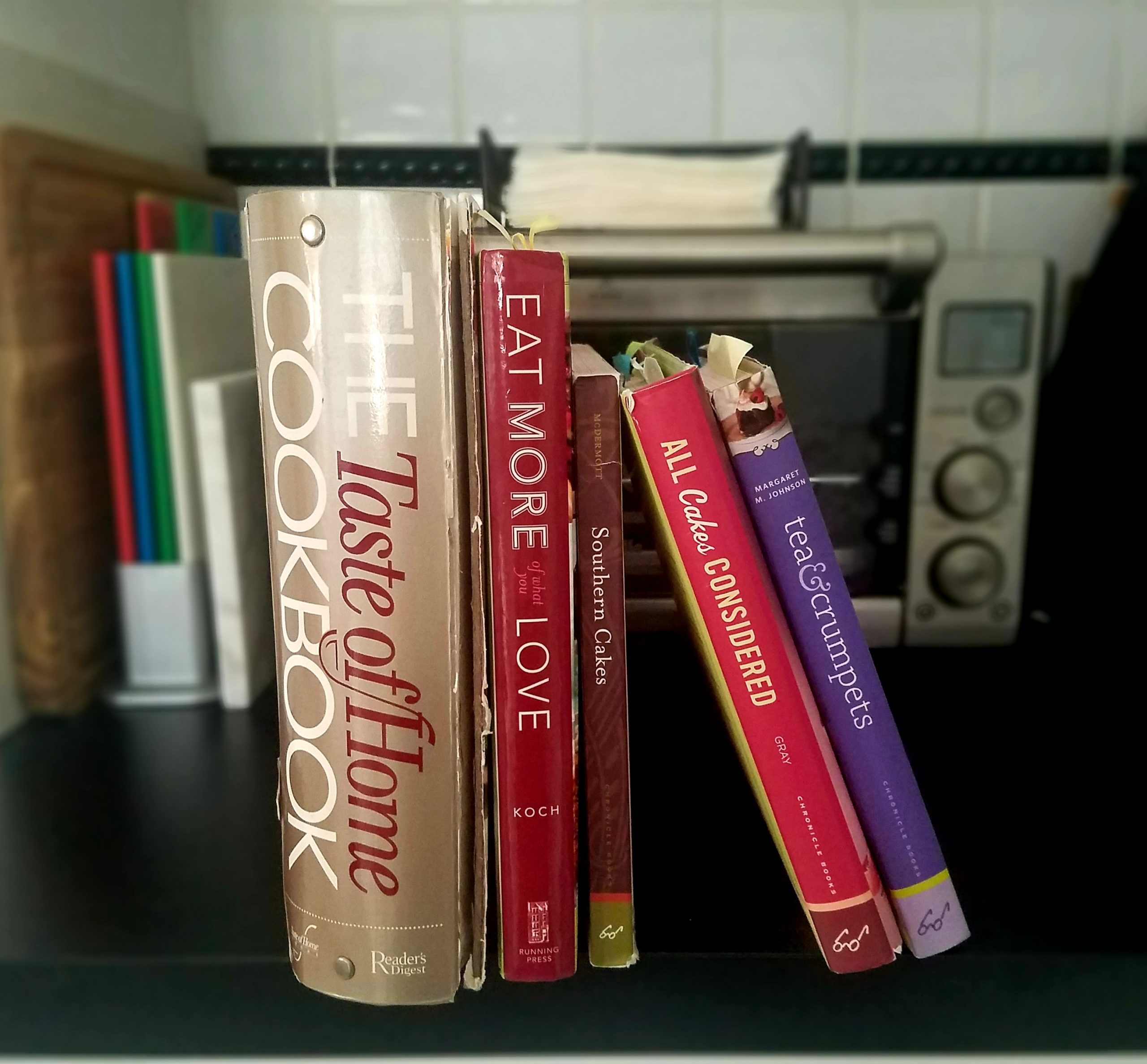 photo of cookbooks