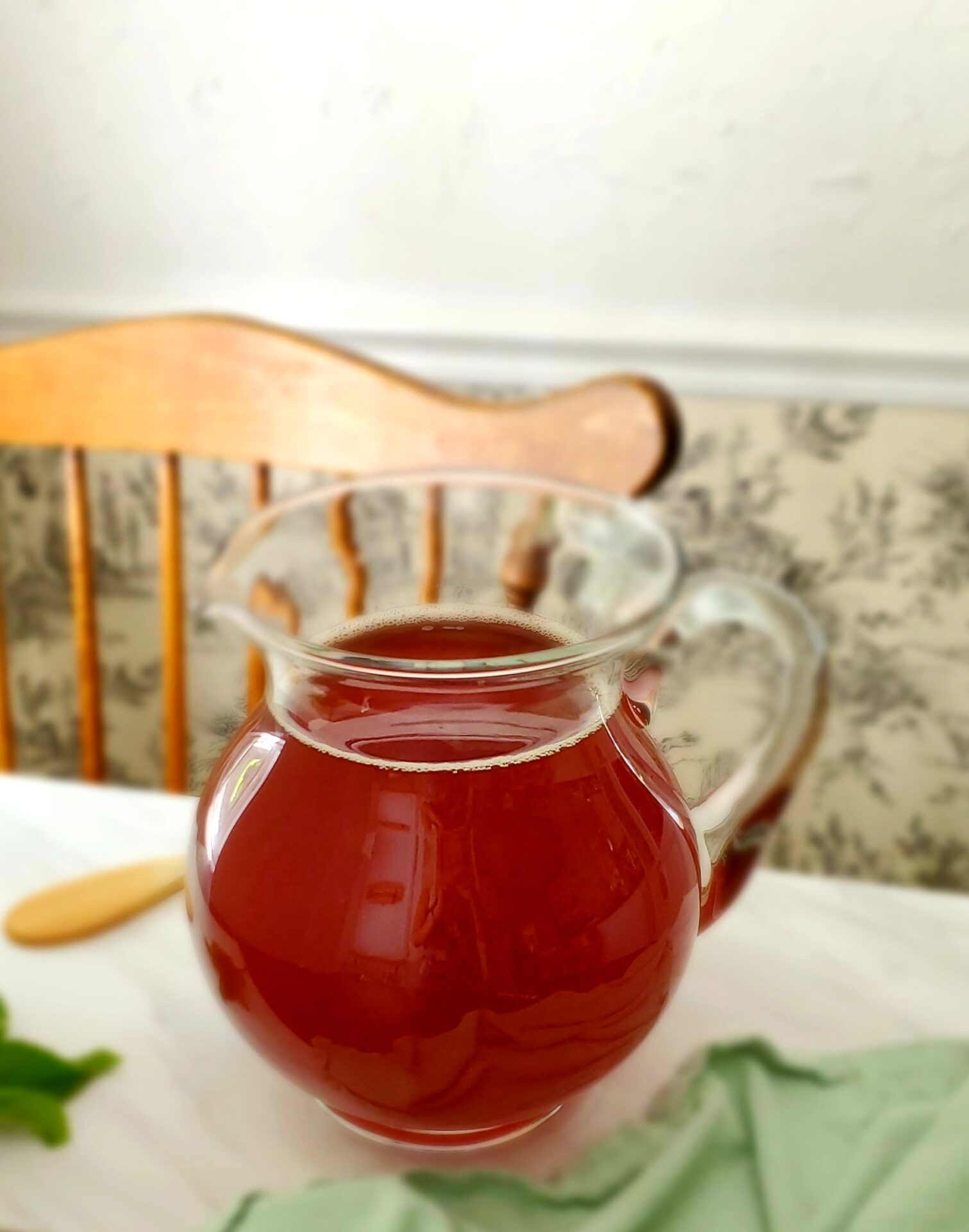 Mint Iced Tea pitcher