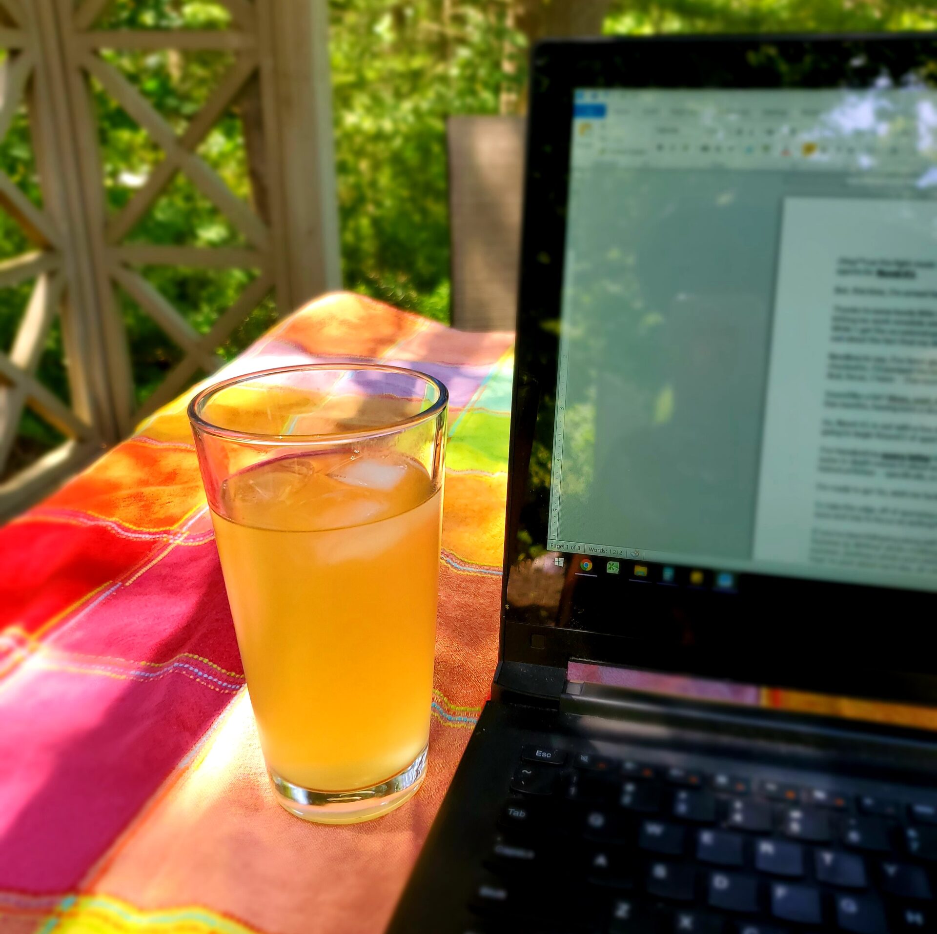 Laptop and Lemonade