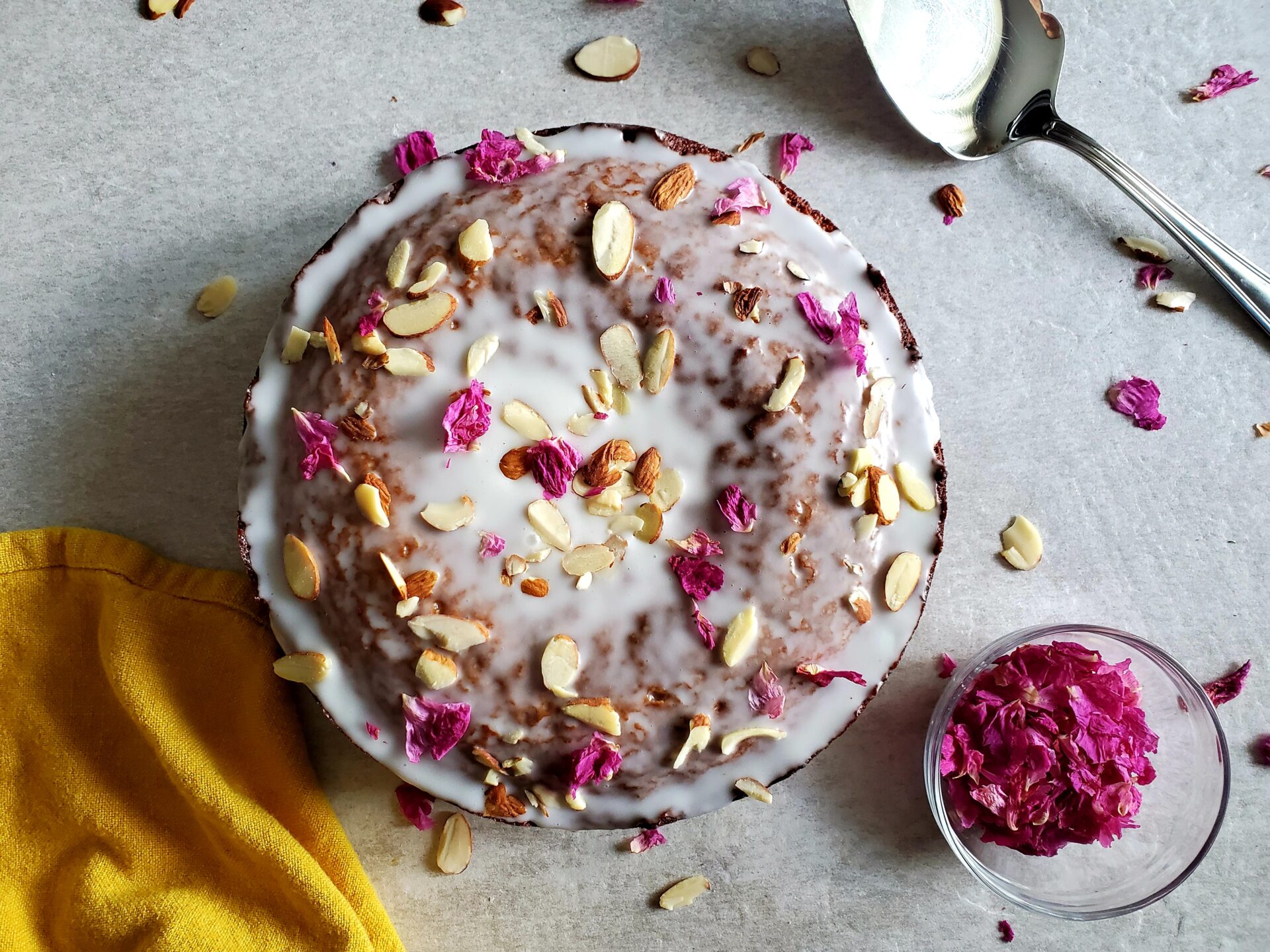 Rose Honey Cake (Recipe Inspired by JERUSALEM MAIDEN)