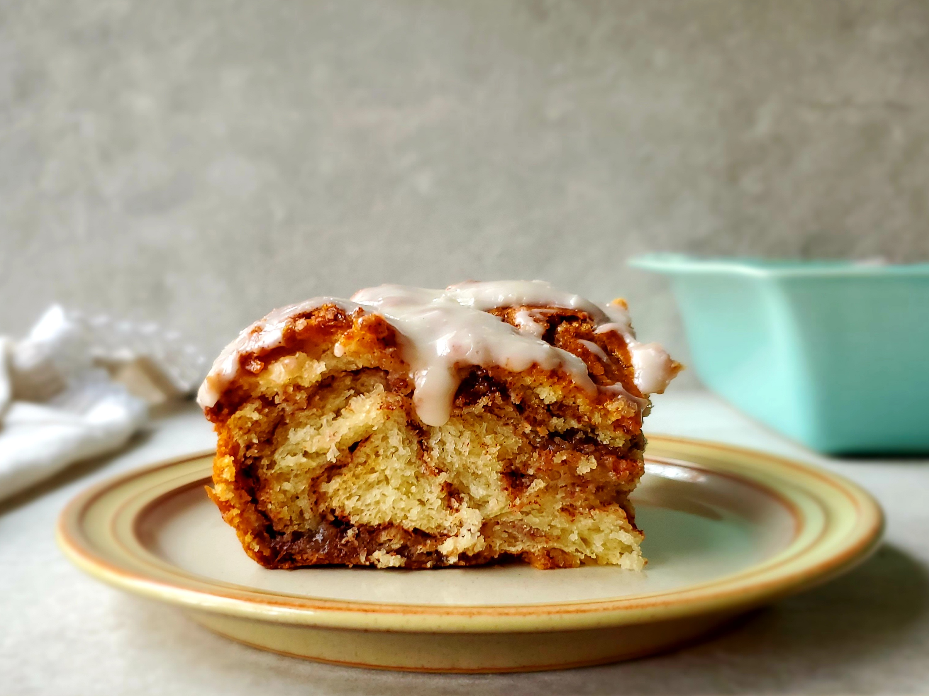 Cinnamon Roll Cake (Recipe Inspired by CHRISTMAS SHOPAHOLIC)