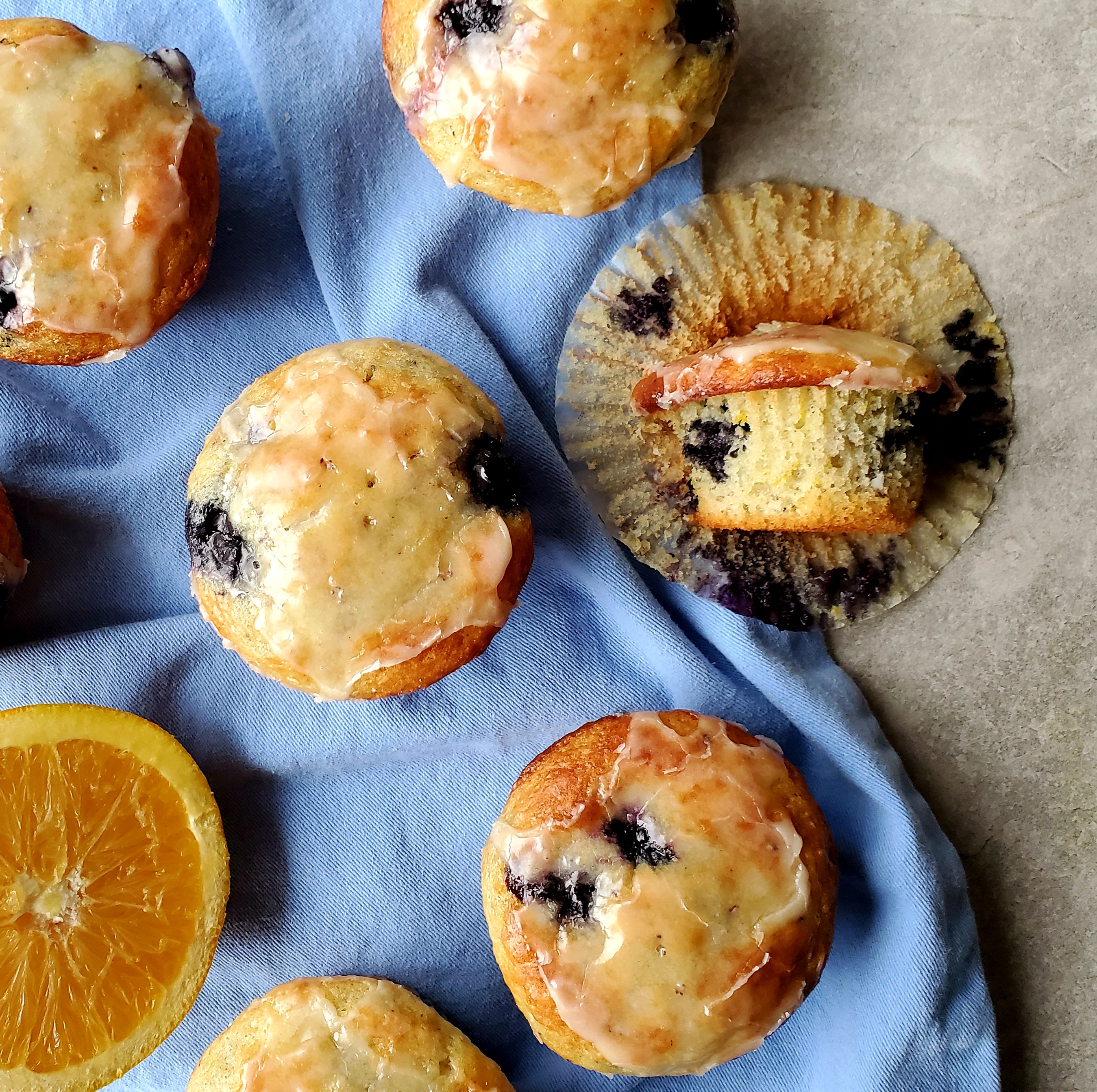 Orange Blueberry Muffins