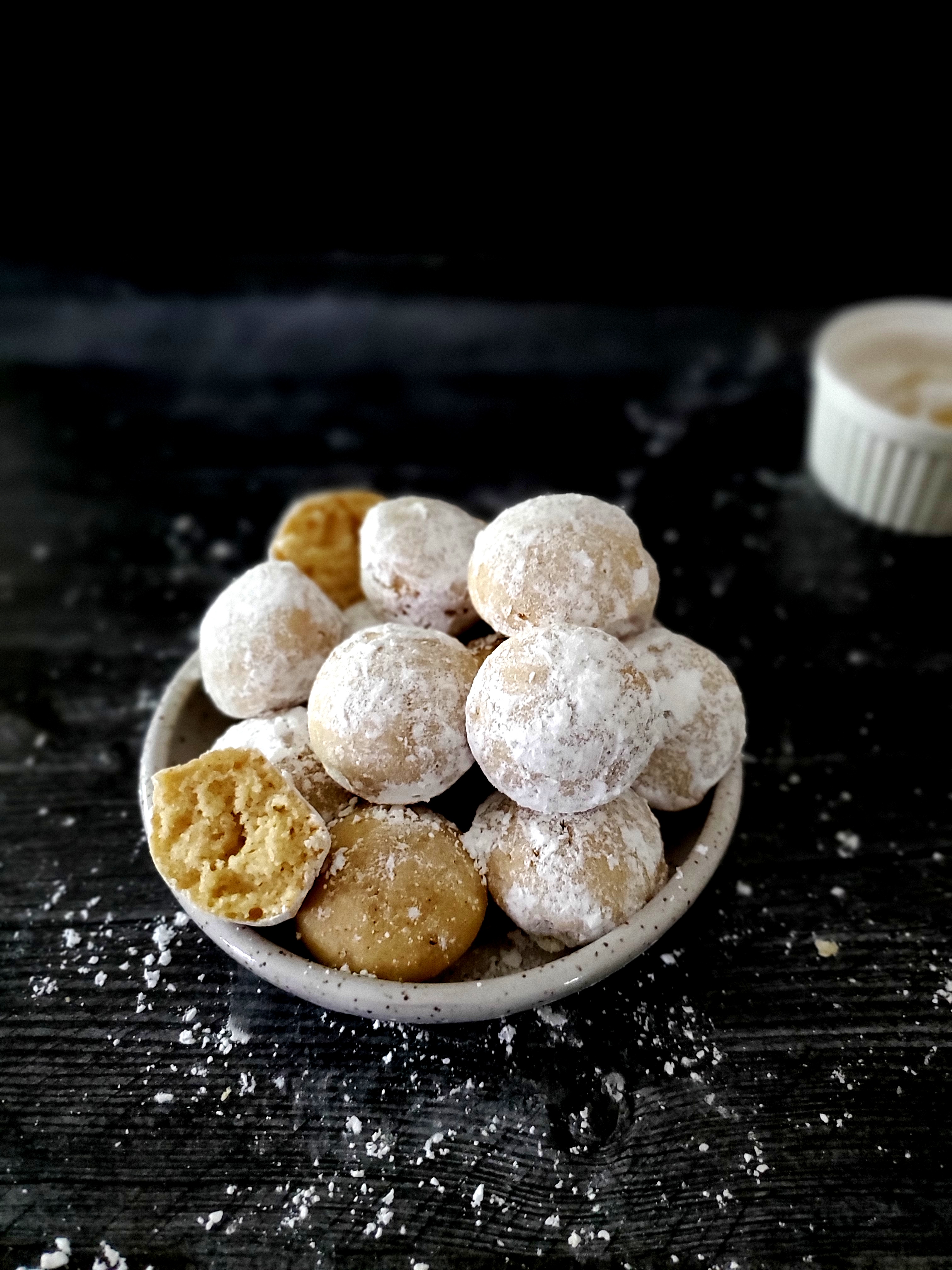 Powdered Sugar Donut Holes (Recipe Inspired by DAISY JONES & THE SIX)