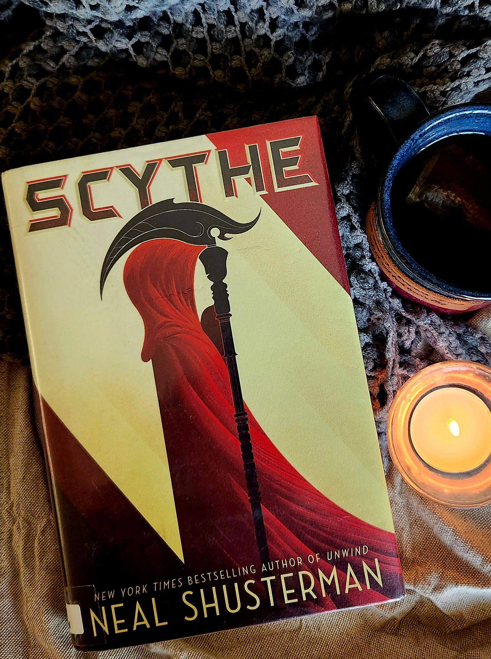 book cover of scythe