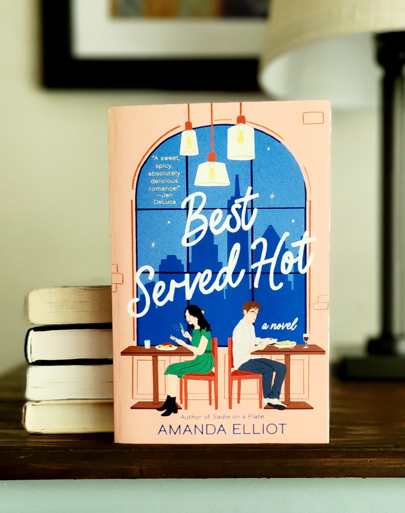 book cover of best served hot in front of other books