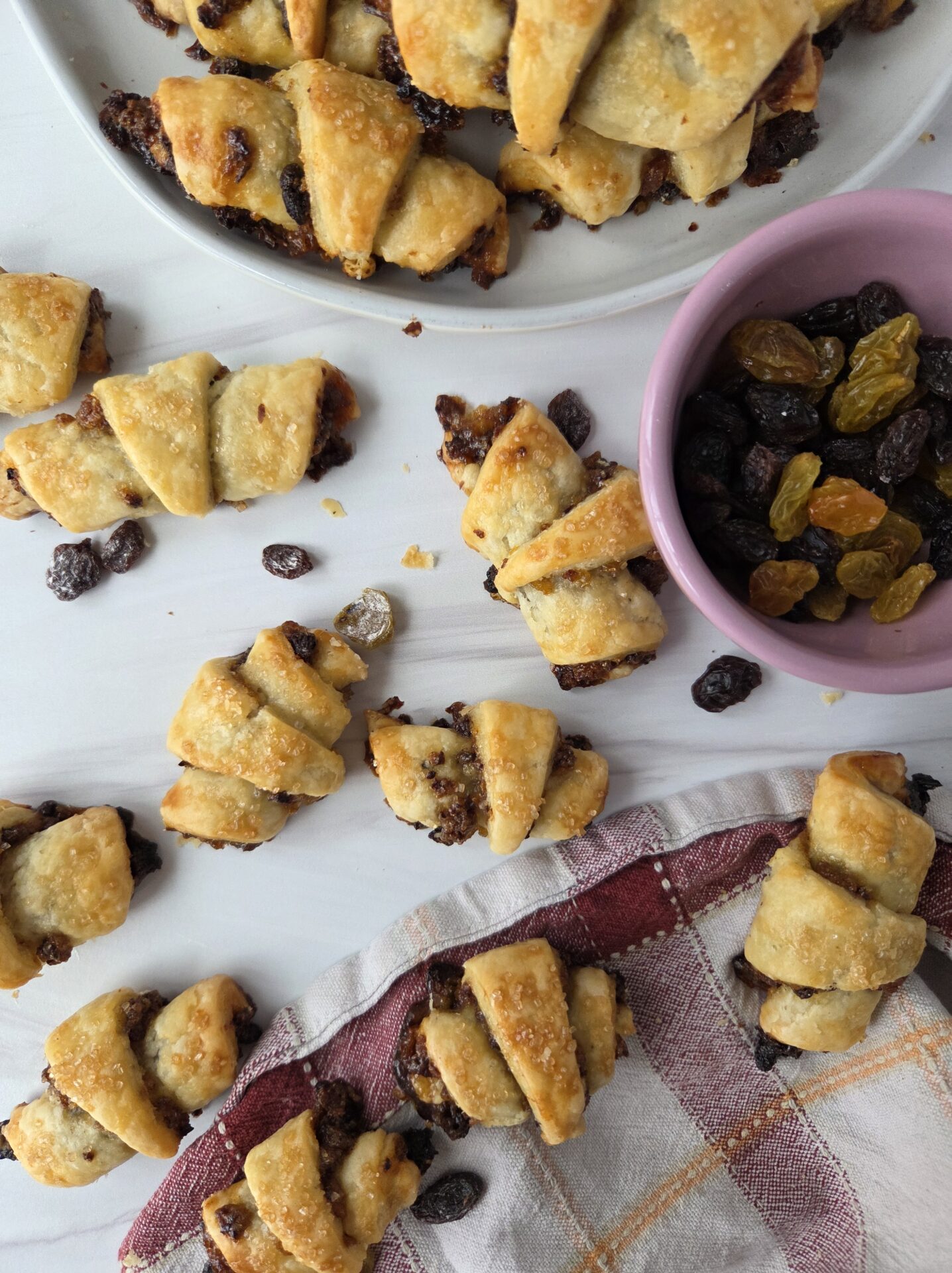 Easy Raisin Rugelach (Recipe Inspired by MIRROR ME)