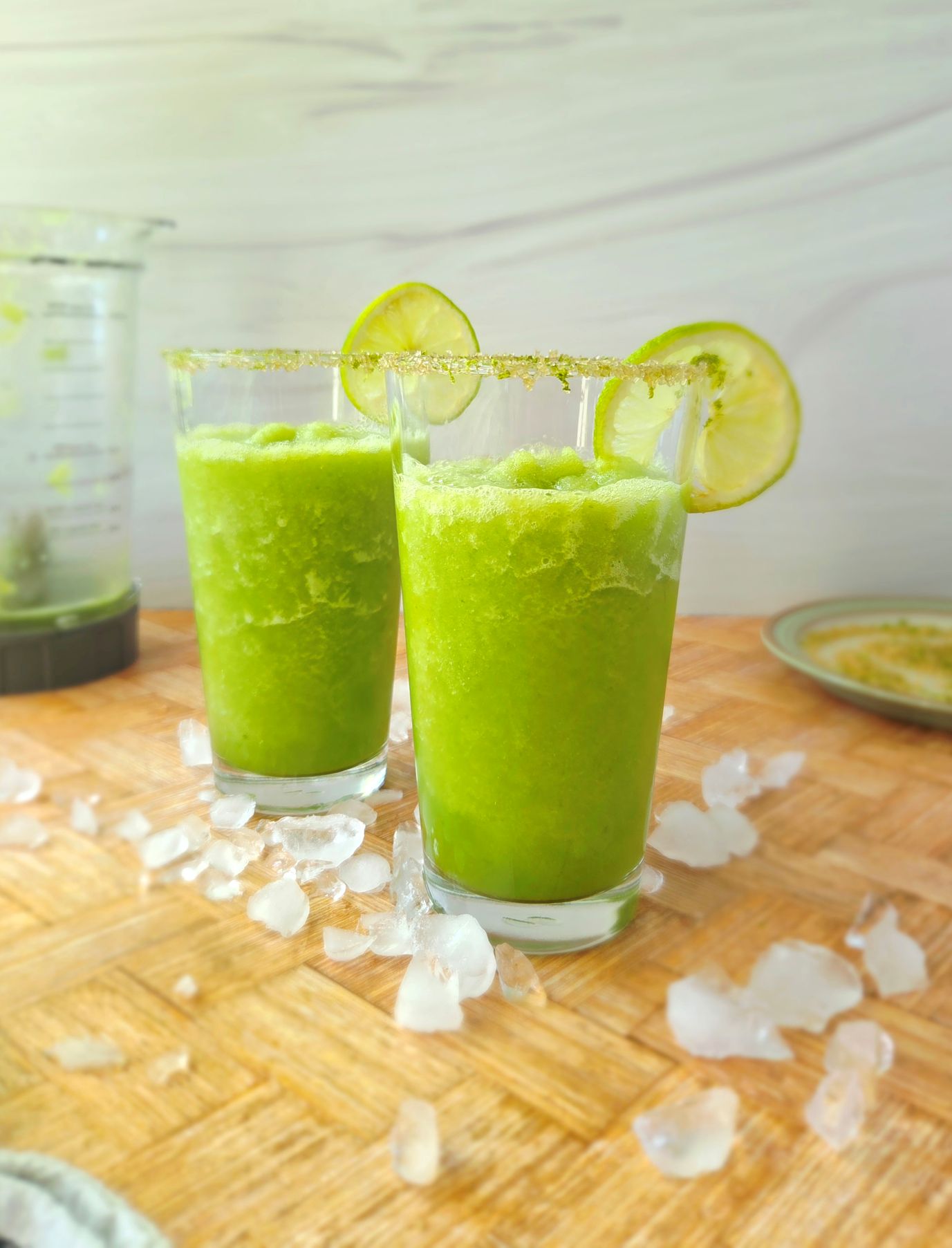 Cucumber Limeade Slushies (Recipe Inspired by BURIED SEEDS)
