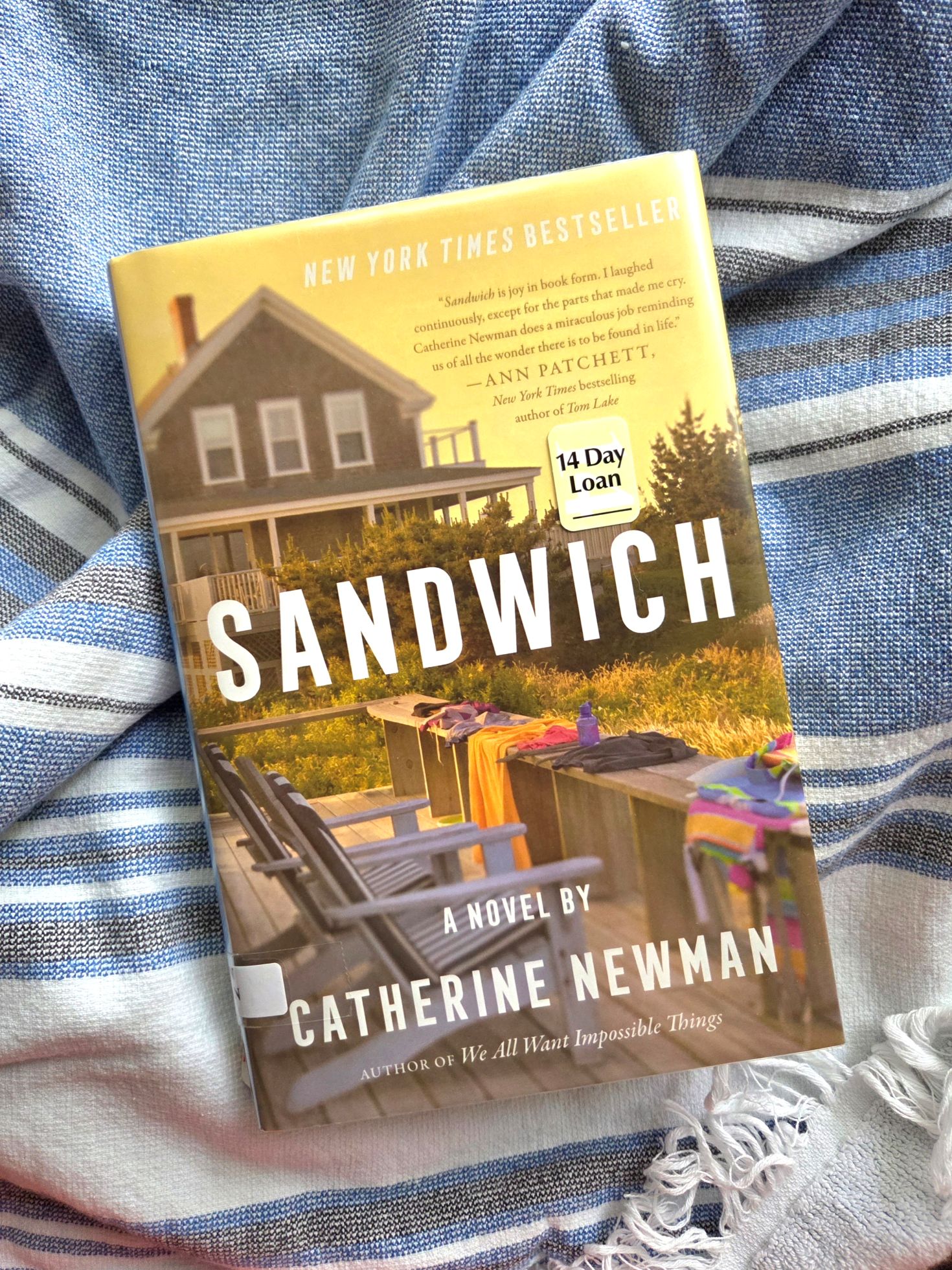 sandwich book cover , sandwich by catherine newman