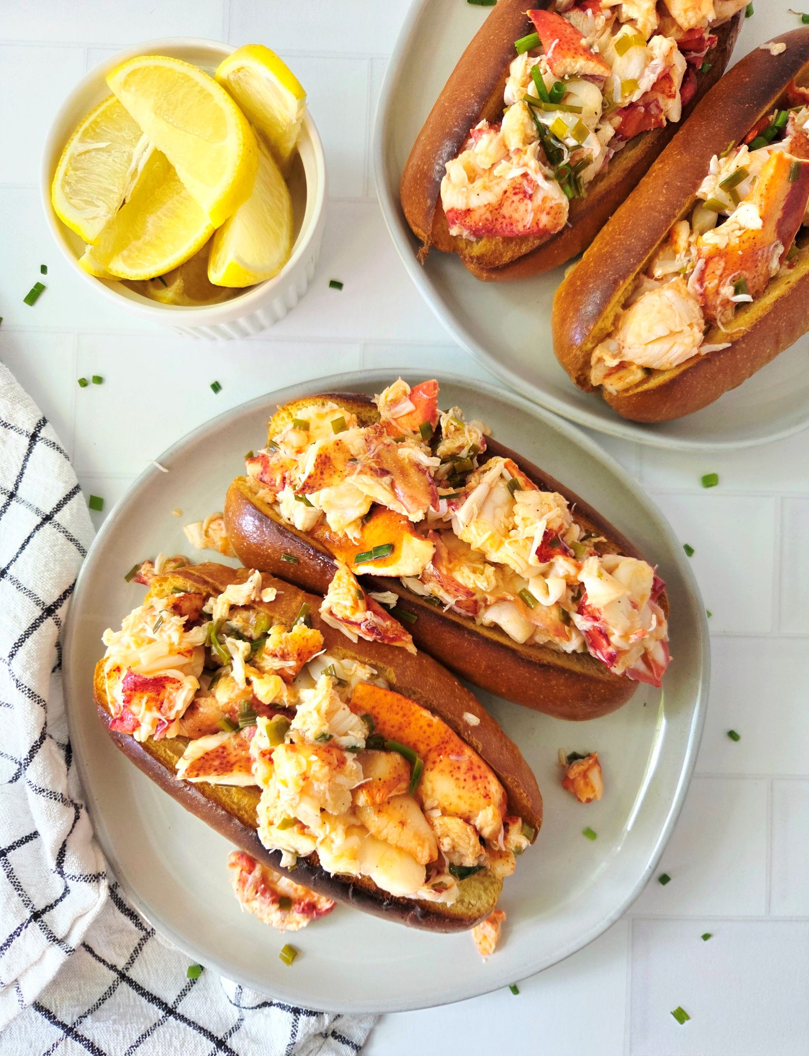 Lemon Butter Lobster Rolls