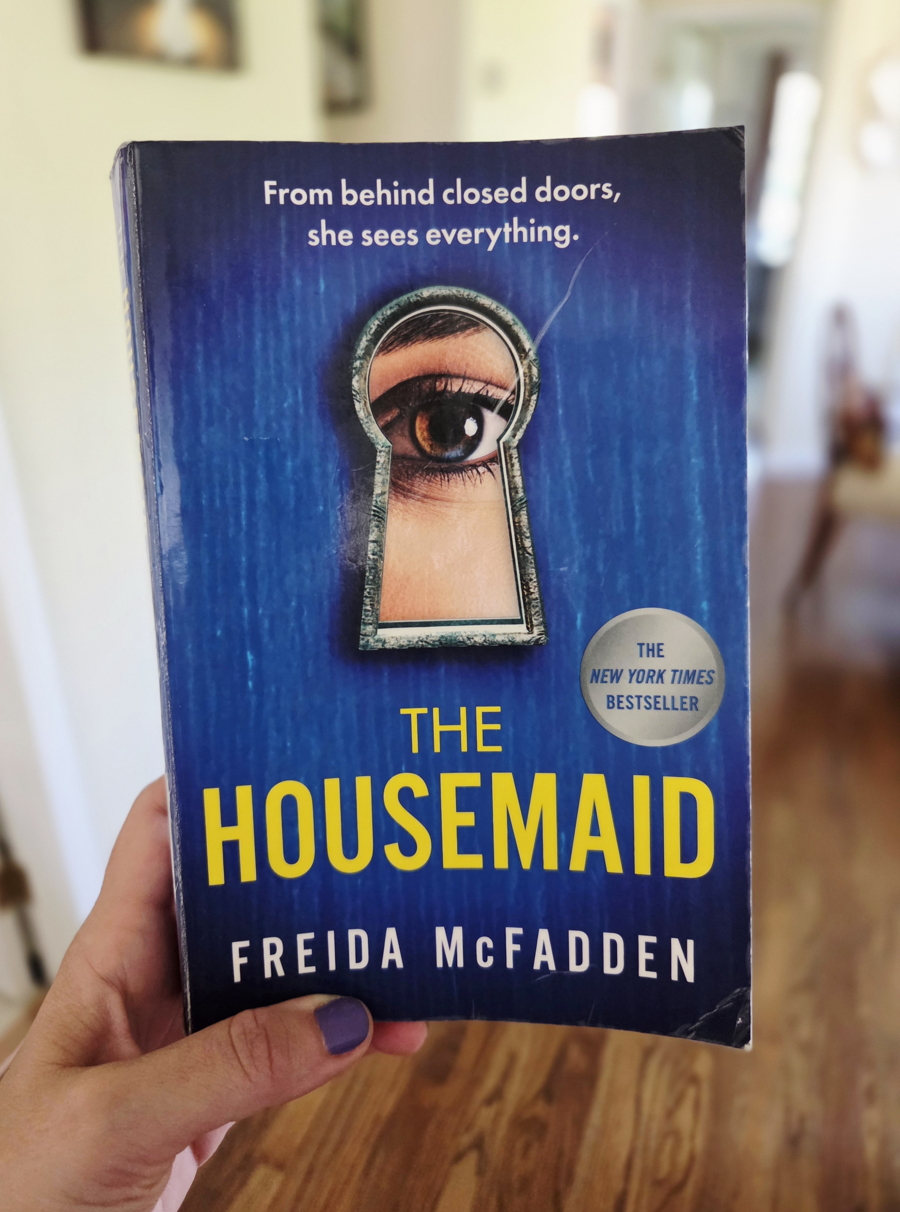 The Housemaid by Freida McFadden book cover
