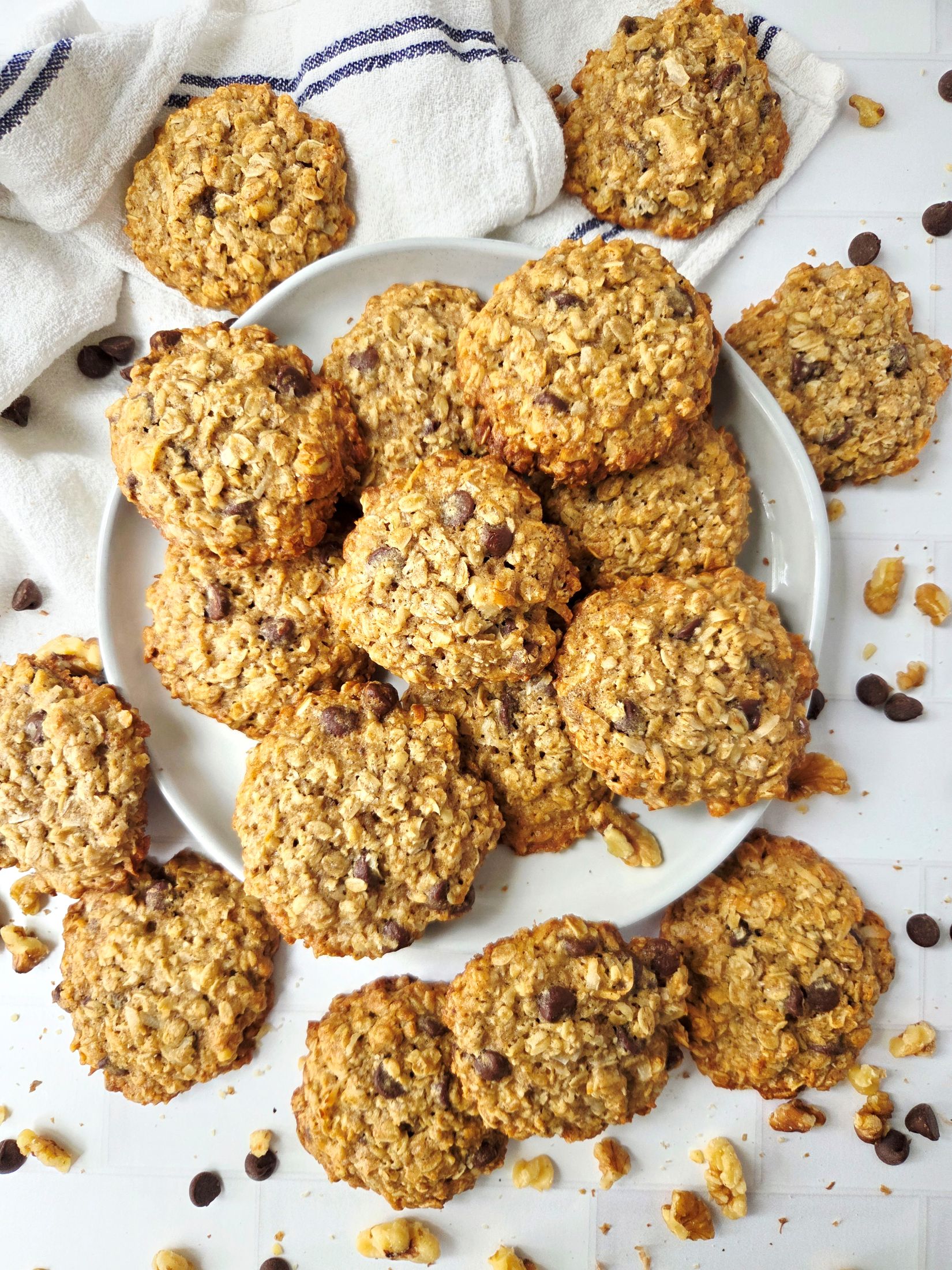 Chewy Chocolate Chip Walnut Oatmeal Cookies (Recipe Inspired by SMALL WONDERS)